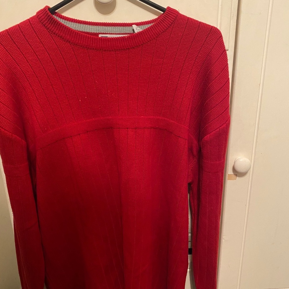red men’s sweater
